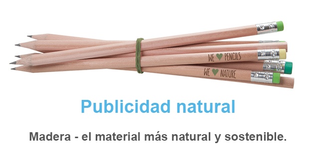 Lápices naturales: natural. - Maelan