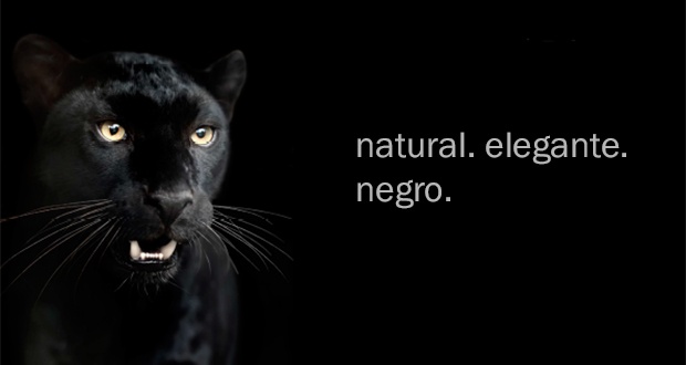 natural. elegante. negro.
