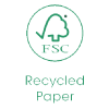 fsc - recicled paper
