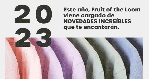 Cuatro nuevos colores Fruit of the Loom