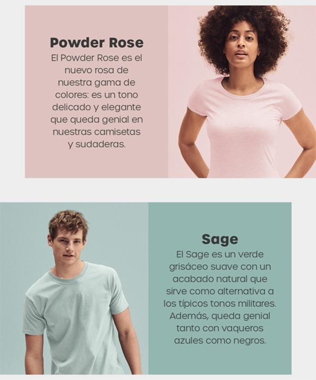 Powder Rose / Sage