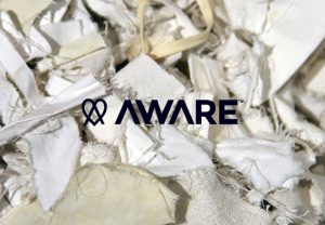 Algodón reciclado con marcador Aware™