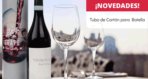 ¡Novedad! Tubo personalizado para botella