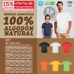 Oferta camisetas Natur y Recycled PVP