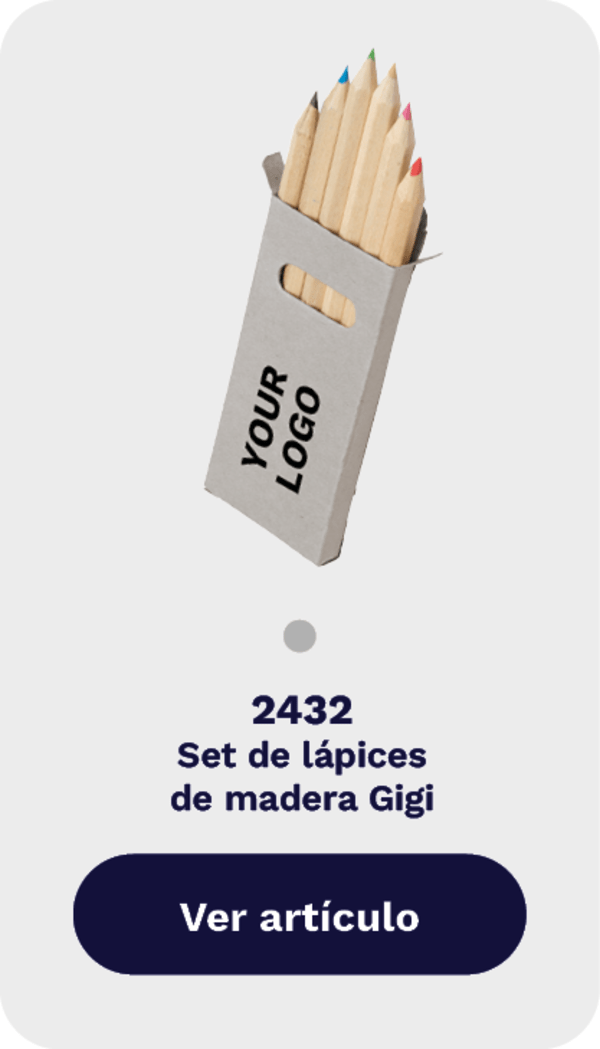 2432 - Set de lápices de madera Gigi