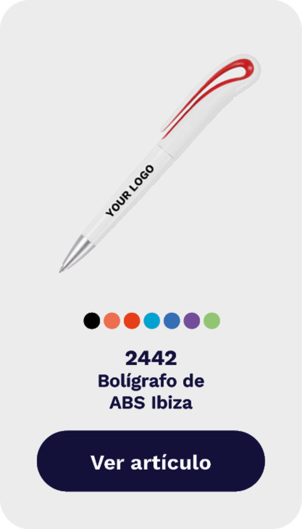 2442 - Bolígrafo de ABS Ibiza