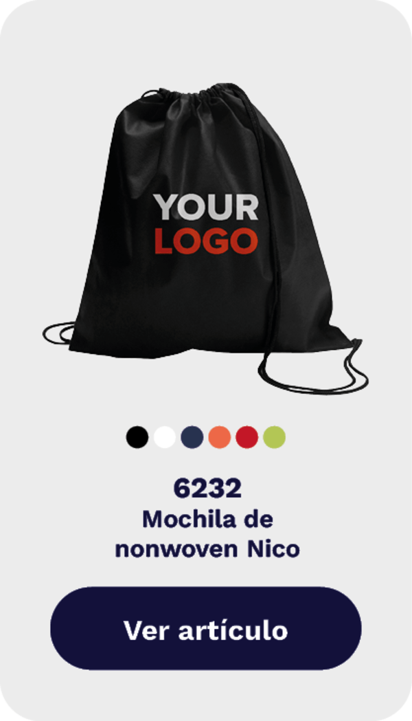 6232 - Mochila de nonwoven Nico