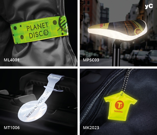 Artículos reflectantes totalmente personalizados Artículos reflectantes totalmente personalizados