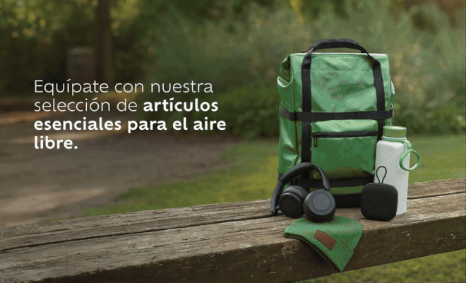 Artículos de exterior en varios colores | Kit de productos