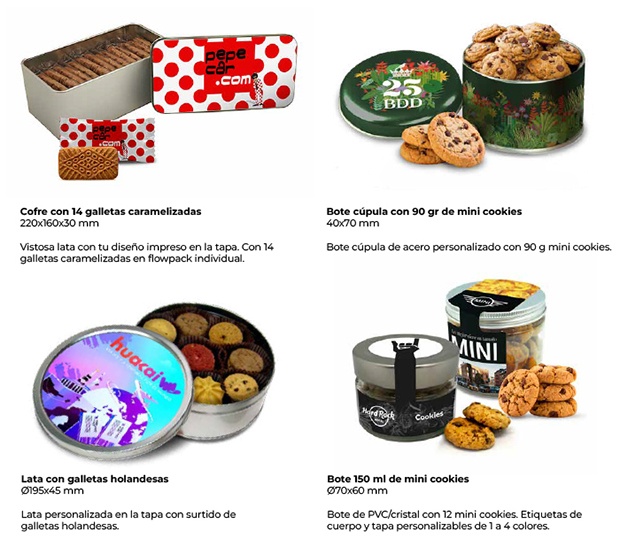 Cofres, latas y botes de galletas