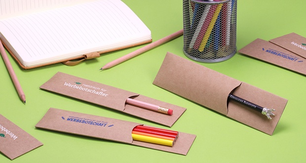 Novedad: estuche fabricado con cartón reciclado