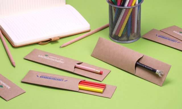 Novedad: estuche fabricado con cartón reciclado