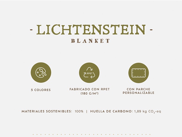Lichtenstein blanket - características