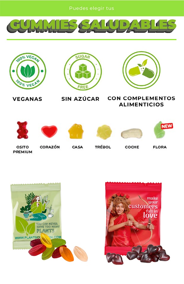 Puedes elegir tus gummies saludables Puedes elegir tus gummies saludables