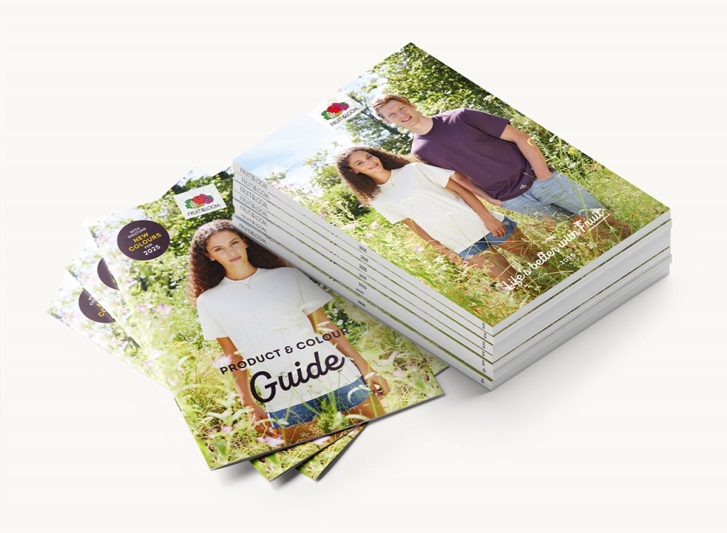 Nuevo catálogo y nueva paleta de colores Fruit of the Loom 2025