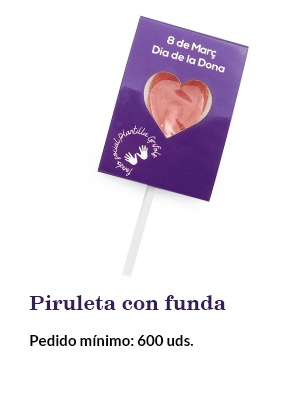 Piruleta con funda