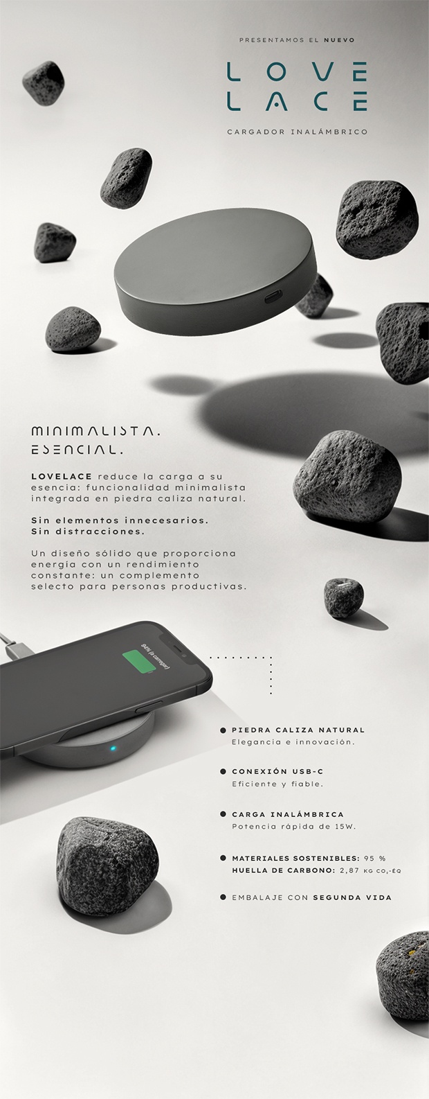Cargador Inalámbrico LOVELACE