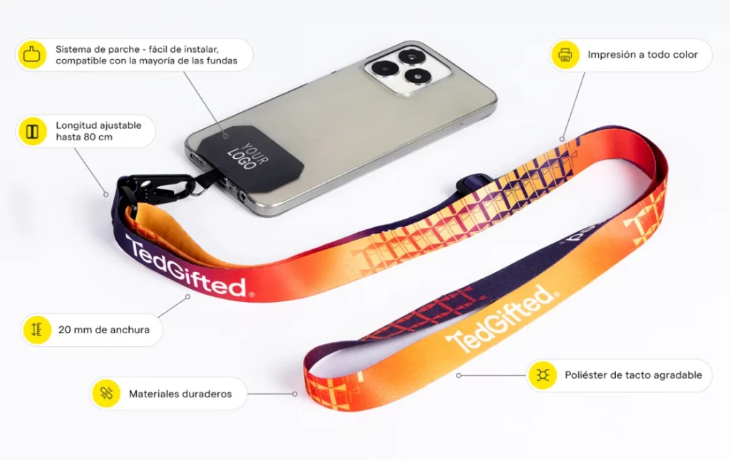 Lanyard Crossbody - características Lanyard Crossbody - características