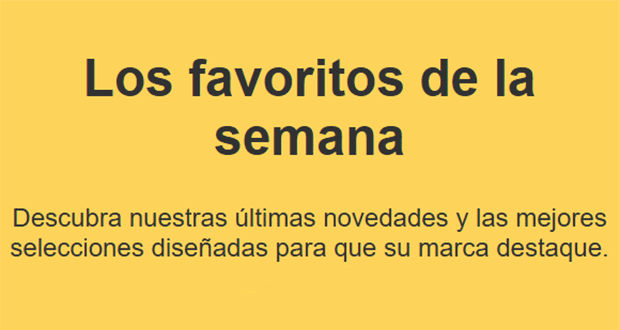 Los favoritos de la semana
