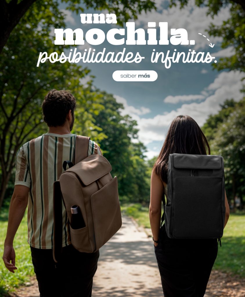 Una mochila. Posibilidades infinitas