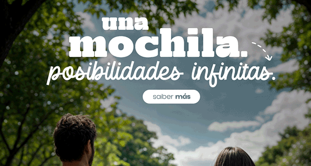 Una mochila. Posibilidades infinitas