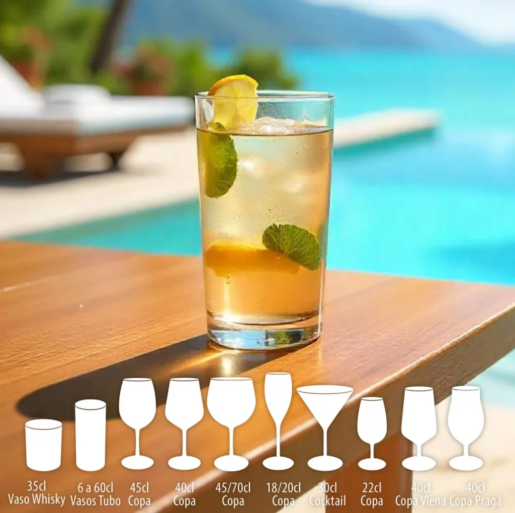 Vasos y copas irrompibles Vasos y copas irrompibles