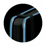 Cuadernos Láser-Black Aqua Blue