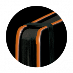 Cuadernos Láser-Black Neon Orange
