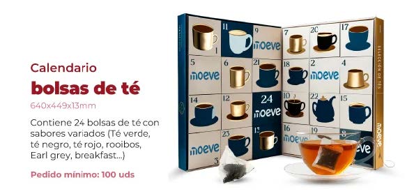 Calendario de Bolsas de té