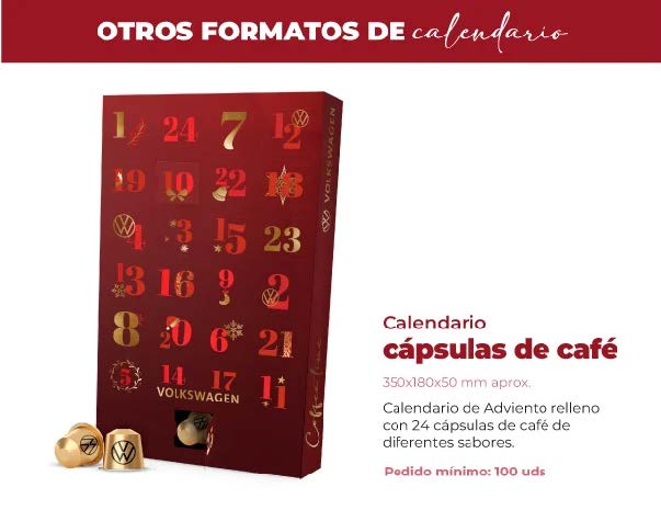 Calendario de Cápsulas de café