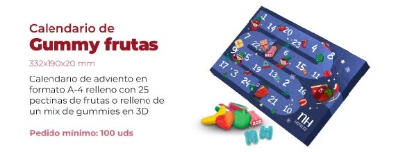 Calendario de Gummy de frutas