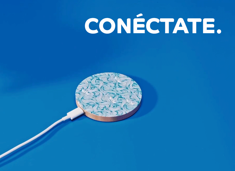 Conéctate. Carga al máximo