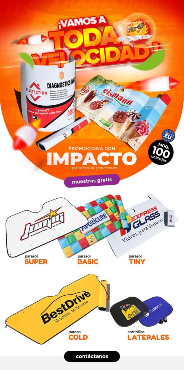 Promociona con impacto - Contáctanos Promociona con impacto - Contáctanos