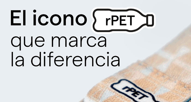 Ahora con el distintivo visible de rPET
