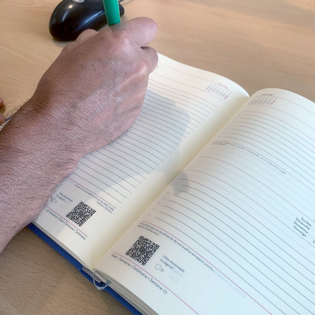 Anota todas tus citas, reuniones, entregas,...