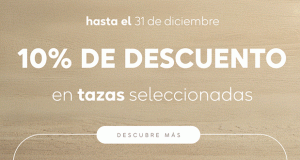 10% de descuento en tazas seleccionadas