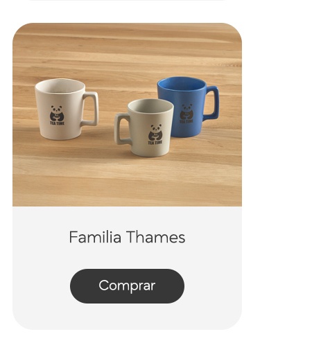 10% de descuento en tazas seleccionadas - Familia Thames