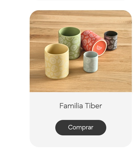 10% de descuento en tazas seleccionadas - Familia Tiber