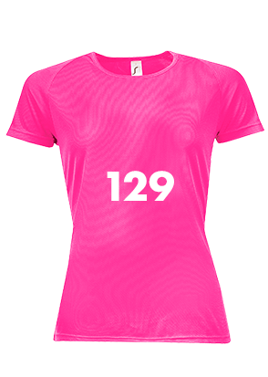 129 Rosa flúor