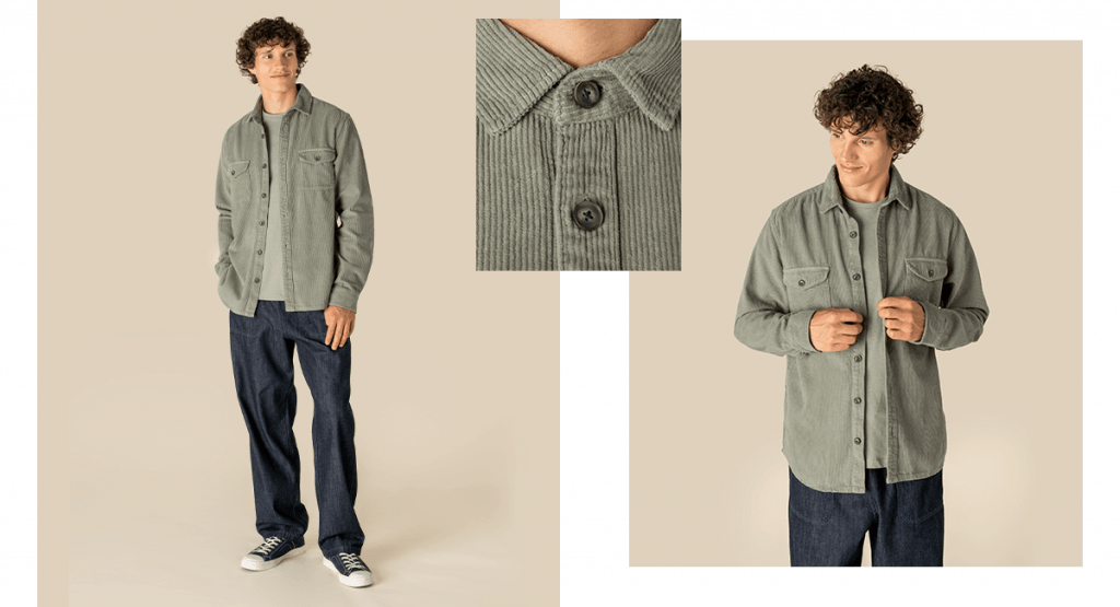 SP519 - Sobrecamisa efecto lavado de pana