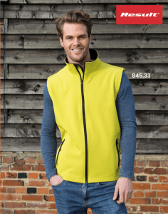 Chaleco Softshell Printable hombre