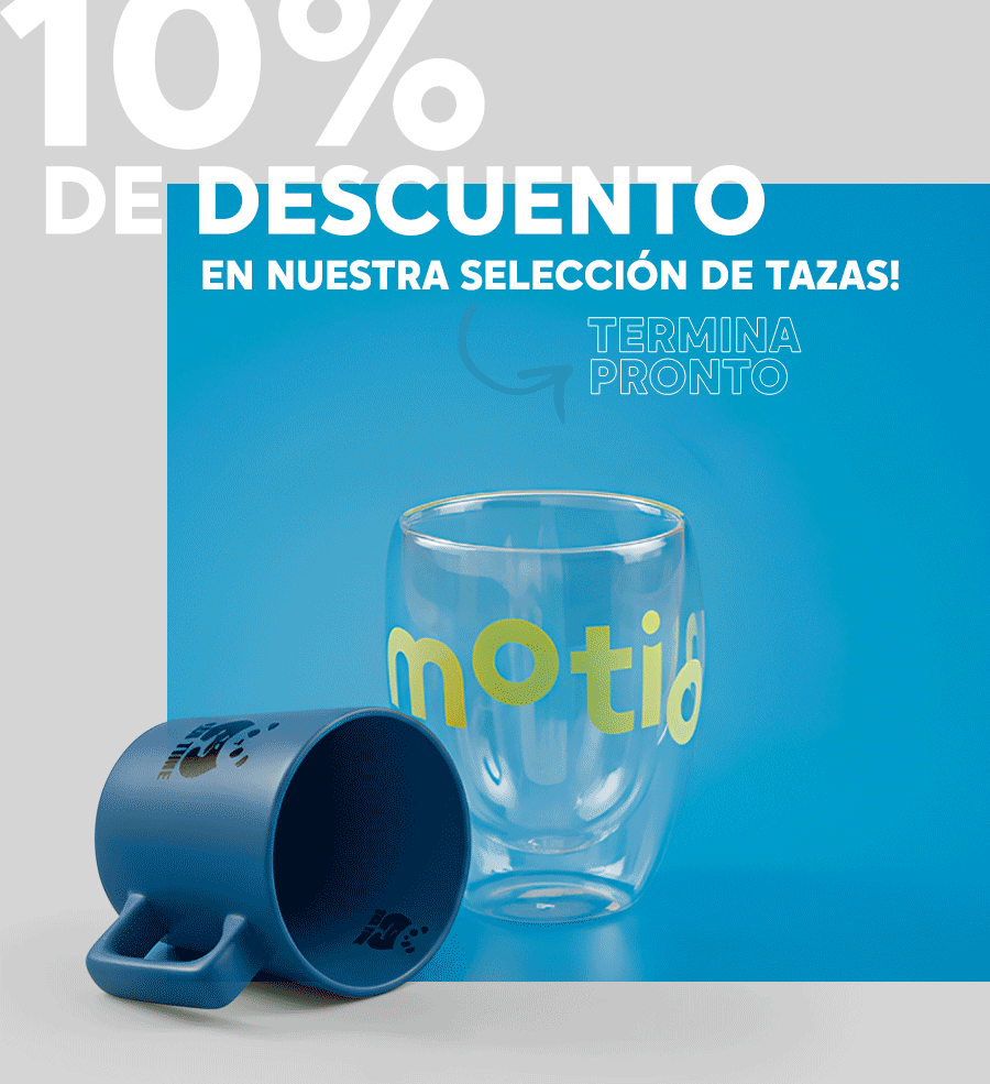 10% de descuento en tazas seleccionadas