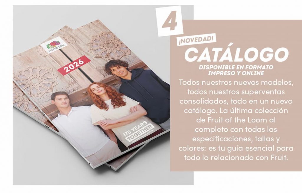Nuevo catálogo Fruit of the Loom 2026