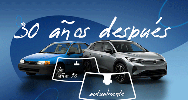 30 años después el parasol del coche se reinventó