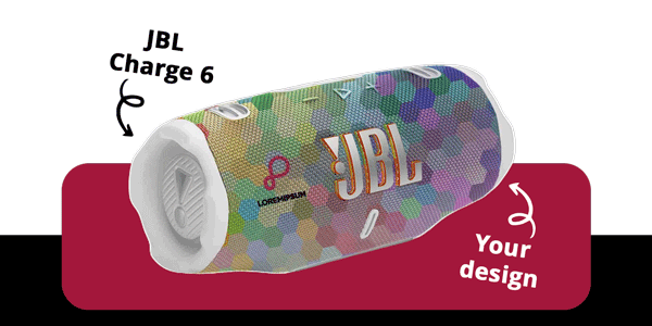 JBL Charge 6 con tu diseño