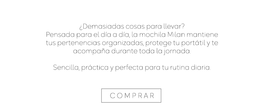 Mochila Milan - texto