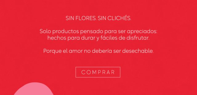 Sin flores, sin clichés
