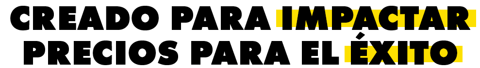 Creados para impactar - precios para el éxito