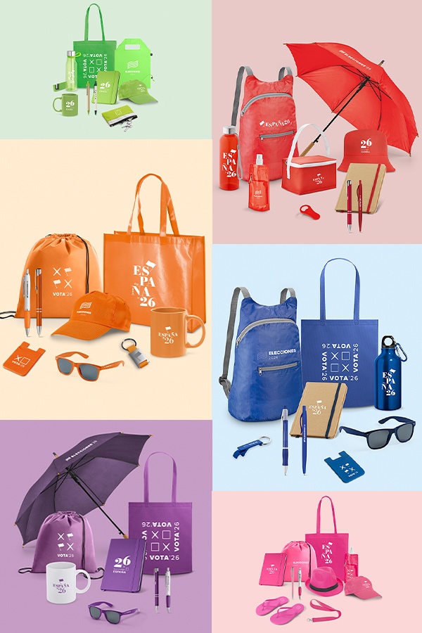 Regalos promocionales para campañas electorales - ejemplos