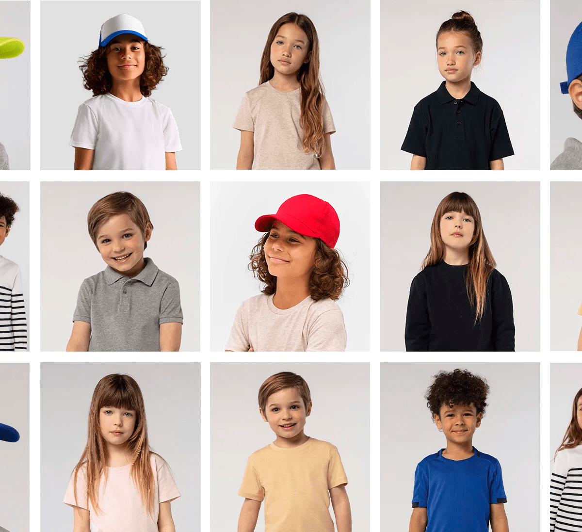 Gama textil SOL's para niños y niñas Gama textil SOL's para niños y niñas